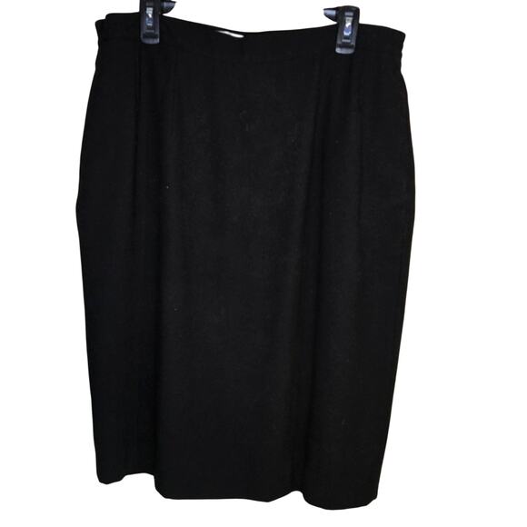 Valerie Stevens Dresses & Skirts - Valerie Stevens II 18W Classic Black Pencil Skirt Plus [0237]